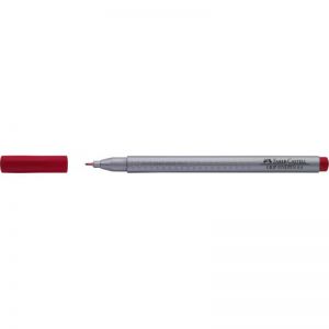 Cienkopis Faber-Castell Grip, 0.4mm, czerwony